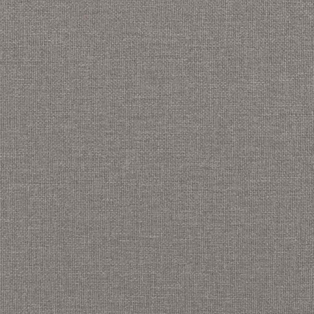 Esszimmerstühle mit Rollen 2 pcs Taupe 57 x 66 x 94 cm Stoff