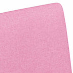 Esszimmerstühle mit Rollen 2 pcs Rosa 57 x 66 x 94 cm Stoff