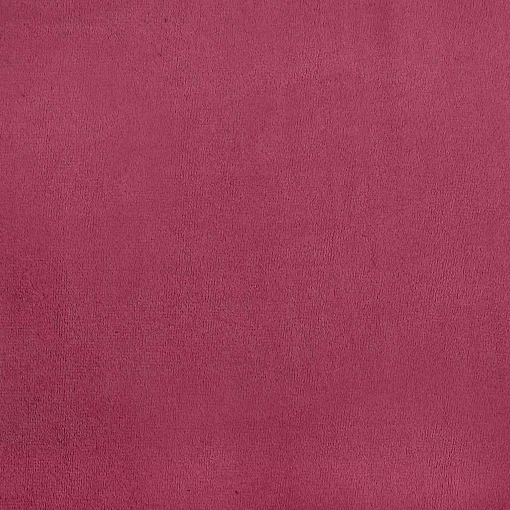 Esszimmerstühle mit Rollen 2 pcs Weinrot 58 x 67 x 97 cm Samt
