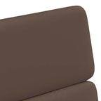 Esszimmerstühle mit Rollen 2 pcs Braun 58 x 65 x 98 cm