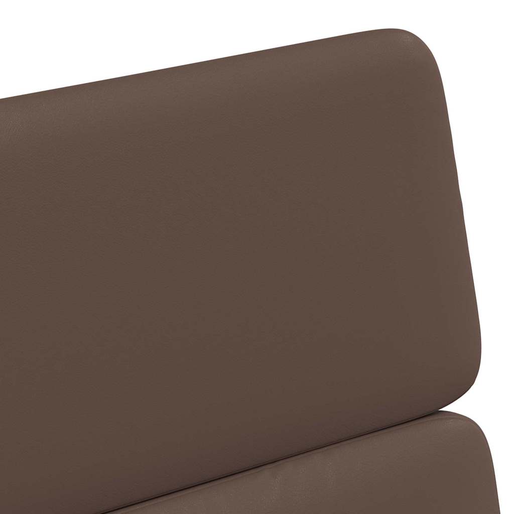 Esszimmerstühle mit Rollen 2 pcs Braun 58 x 65 x 98 cm
