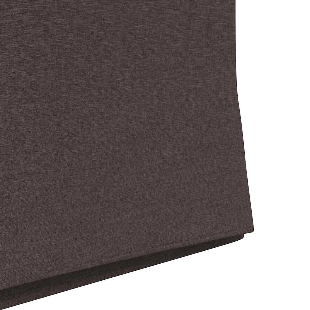 Esszimmerstühle 2 pcs Dunkelbraun 57 x 67 x 95 cm Stoff