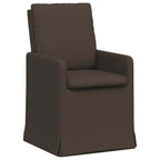Esszimmerstühle 2 pcs Dunkelgrau 57 x 67 x 98 cm Leinen