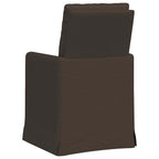 Esszimmerstühle 2 pcs Dunkelgrau 57 x 67 x 98 cm Leinen
