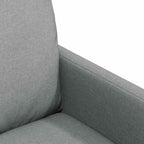 Esszimmerstühle 2 pcs Hellgrau 57 x 67 x 98 cm Stoff