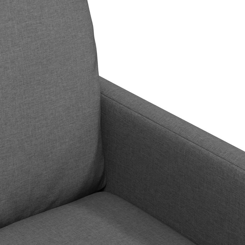 Esszimmerstühle 2 pcs Dunkelgrau 57 x 67 x 98 cm Stoff