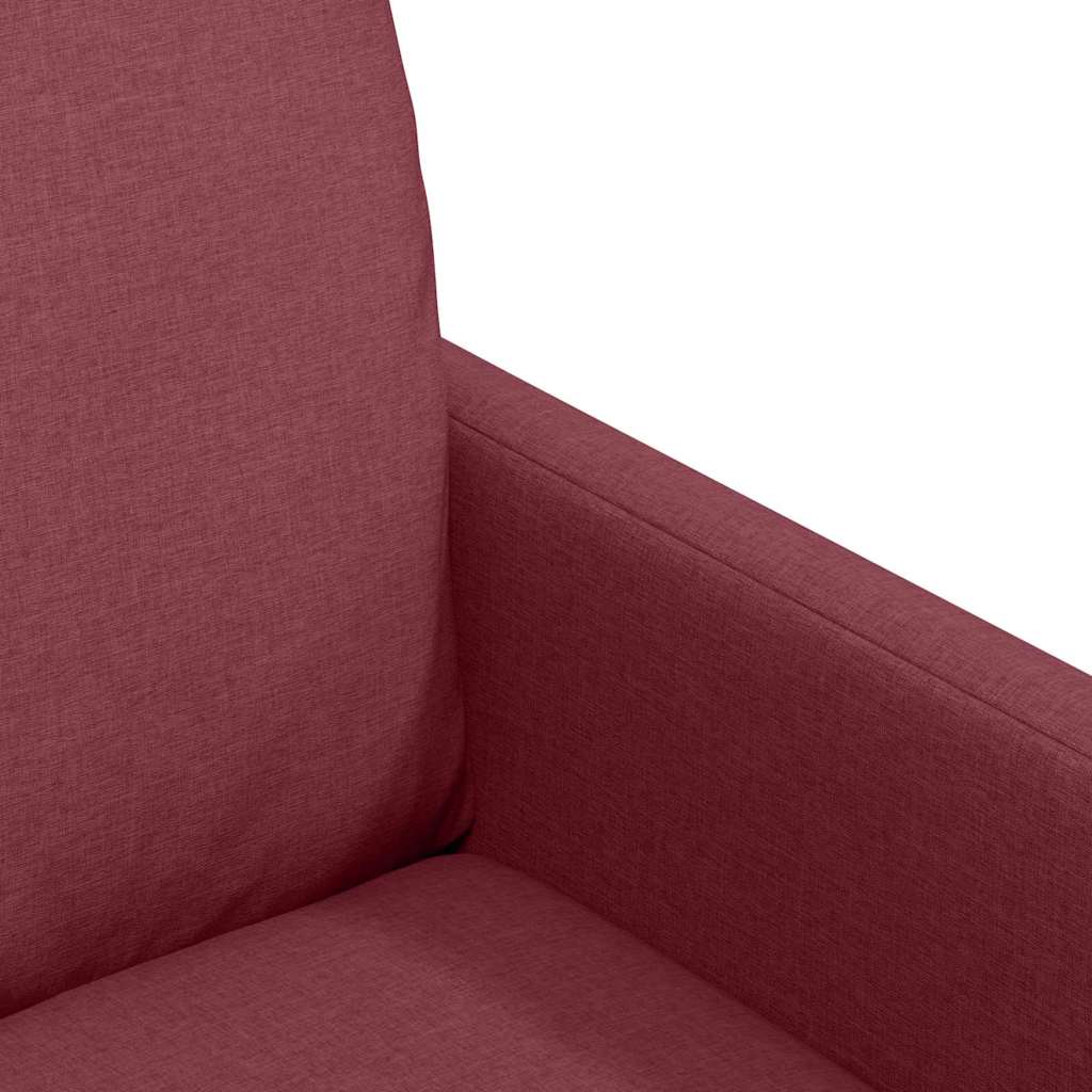 Esszimmerstühle 2 pcs Weinrot 57 x 67 x 98 cm Stoff