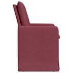 Esszimmerstühle 2 pcs Weinrot 57 x 67 x 98 cm Stoff