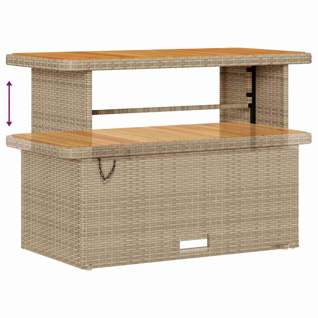 Gartensofa-set 13 pcs Beige Poly-Rattan
