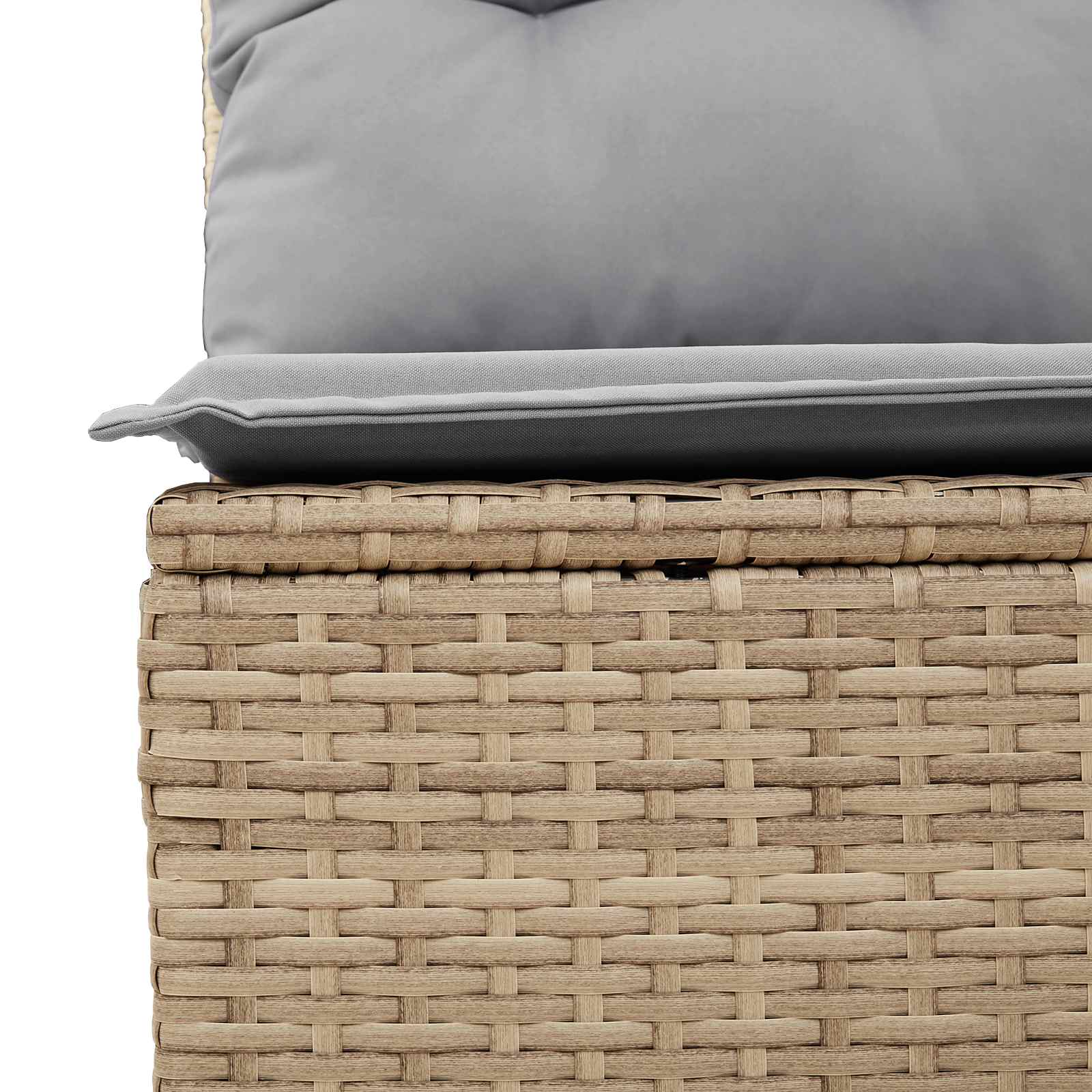 Gartensofa-set 10 pcs Beige Poly-Rattan