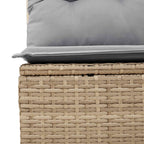 Gartensofa-set 10 pcs Beige Poly-Rattan