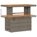 Garten-Sofa-Set mit Kissen mit Speicher mit Kissen 8 pcs Grau