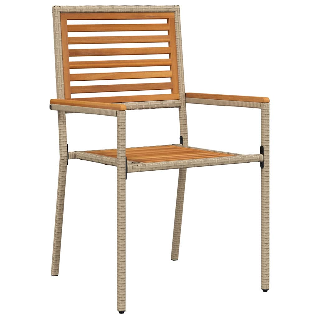 Garten Essgruppe 5 pcs Beige Massivholz Akazie