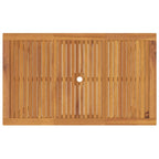 Garten Essgruppe 7 pcs Beige Massivholz Akazie