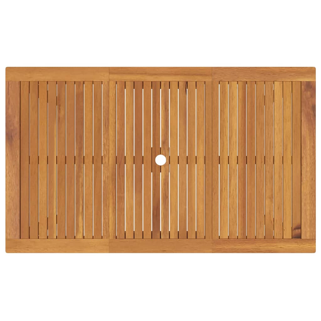 Garten Essgruppe 7 pcs Beige Massivholz Akazie