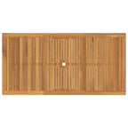 Garten Essgruppe 9 pcs Grau Massivholz Akazie