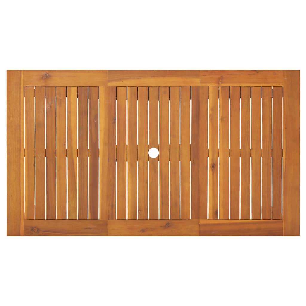 Garten Essgruppe 5 pcs Beige Massivholz Akazie