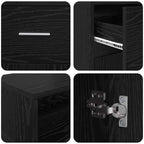 Schreibtisch Schwarze Eiche 140 x 55 x 91 cm Holzwerkstoff