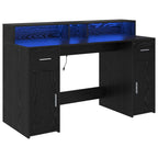 Schreibtisch Schwarze Eiche 140 x 55 x 91 cm Holzwerkstoff