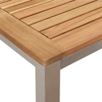 Garten Essgruppe 3 pcs Braun Massivholz Akazie