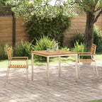 Garten Essgruppe 3 pcs Braun Massivholz Akazie