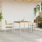 Outdoortisch-Set 3 pcs Braun Massivholz Akazie