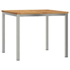 Outdoortisch-Set 5 pcs Braun Massivholz Akazie