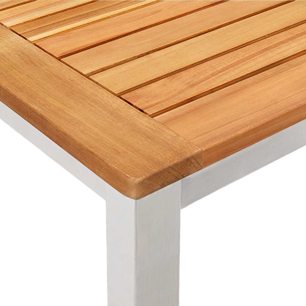 Garten Essgruppe 5 pcs Braun Massivholz Akazie