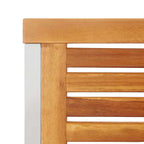 Garten Essgruppe 5 pcs Braun Massivholz Akazie