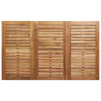 Garten Essgruppe 7 pcs Braun Massivholz Akazie