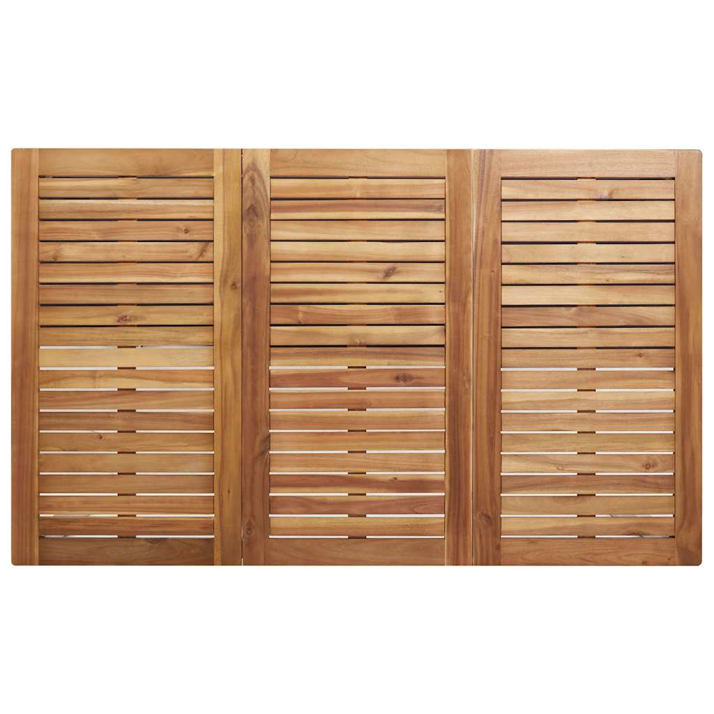 Garten Essgruppe 7 pcs Braun Massivholz Akazie