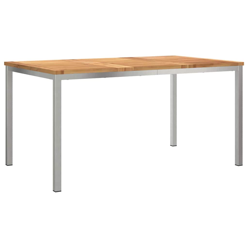 Garten Essgruppe 5 pcs Braun Massivholz Teak