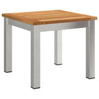 Garten Essgruppe 3 pcs Braun und Schwarz Massivholz Akazie