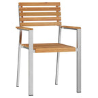 Gartenstuhl 8 pcs Öl-Natur 56 x 54,5 x 87 cm Massivholz Teak