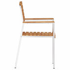 Gartenstuhl 8 pcs Öl-Natur 56 x 54,5 x 87 cm Massivholz Teak