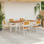 Gartenstuhl 6 pcs Braun 56 x 54,5 x 87 cm Massivholz Akazie