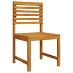 Garten Bistro Set 6 pcs Braun Massivholz Akazie