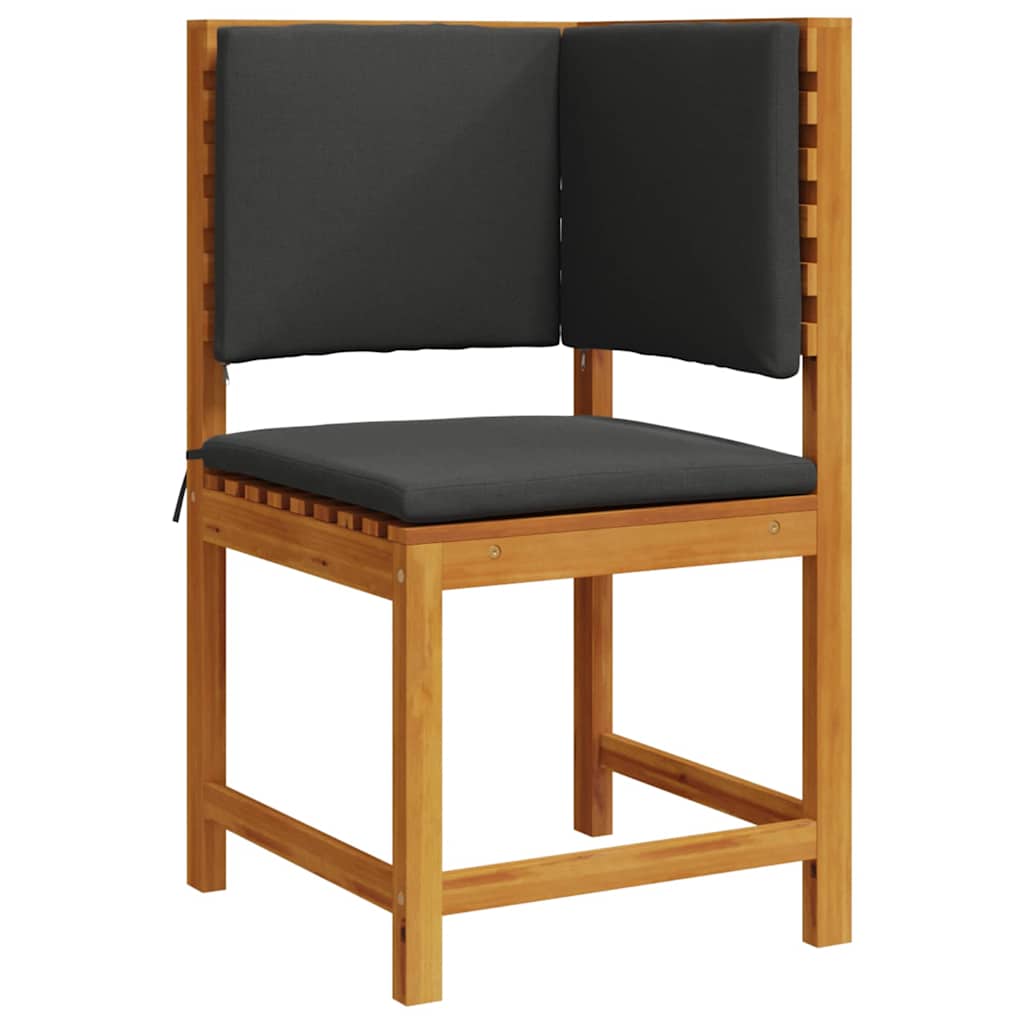 Gartenbänke Set 3 pcs Braun Massivholz Akazie