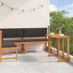 Gartenbänke Set 3 pcs Braun Massivholz Akazie