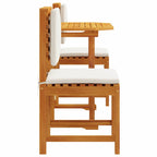 Garten Bistro Set 3 pcs Braun Massivholz Akazie