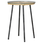 Garten Essgruppe 3 pcs Braun und Creme Poly-Rattan