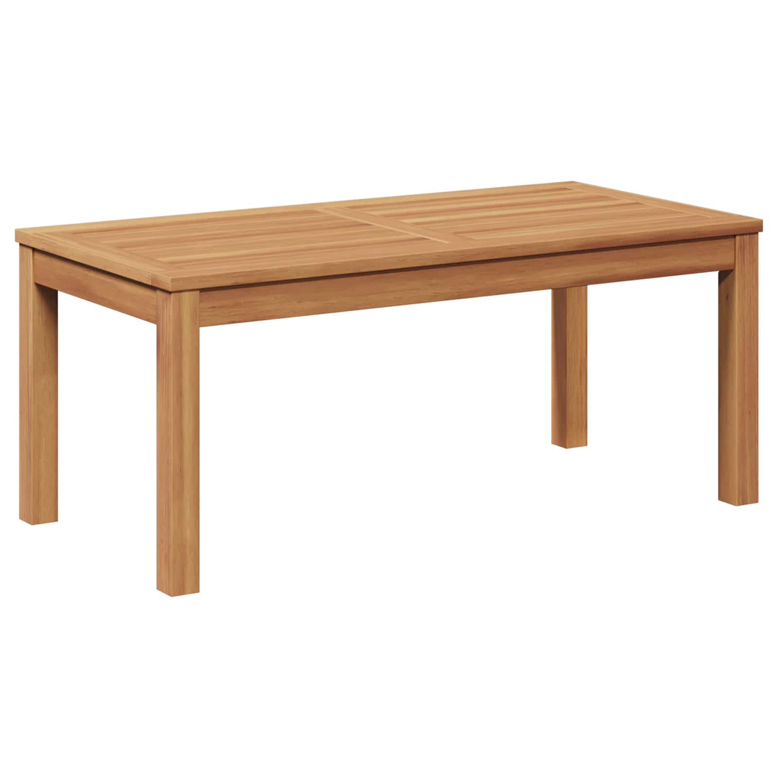 Gartensofa-set 4 pcs Natur Massivholz Teak