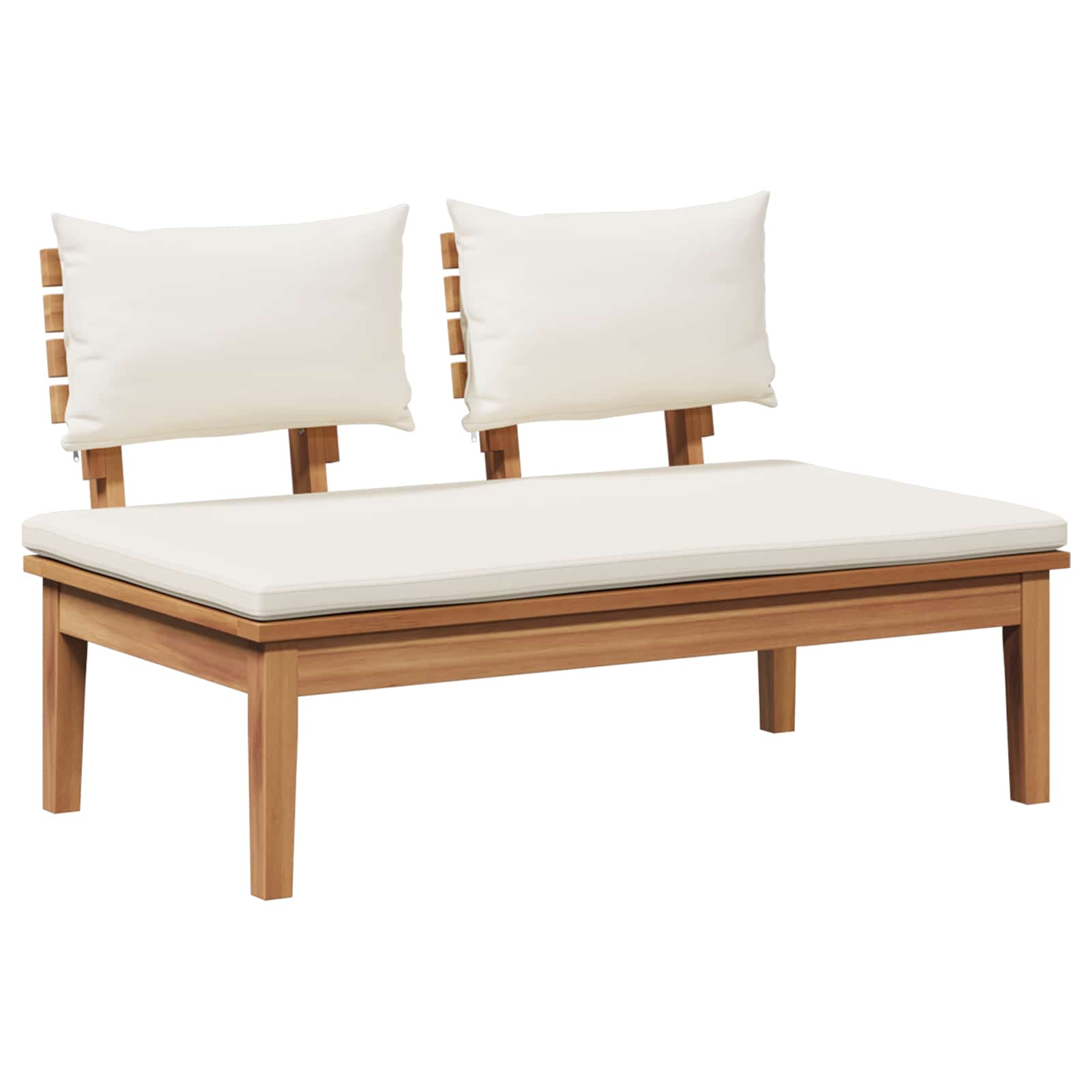 Gartensofa-set 5 pcs Braun und Creme