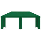 Garten Pavillon 6 x 3 m Grün Polyester und Stahl 190