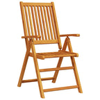 Garten Essgruppe Faltbar 5 pcs Braun Massivholz Akazie