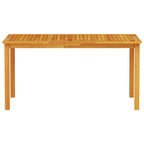 Garten Essgruppe Faltbar 5 pcs Braun Massivholz Akazie