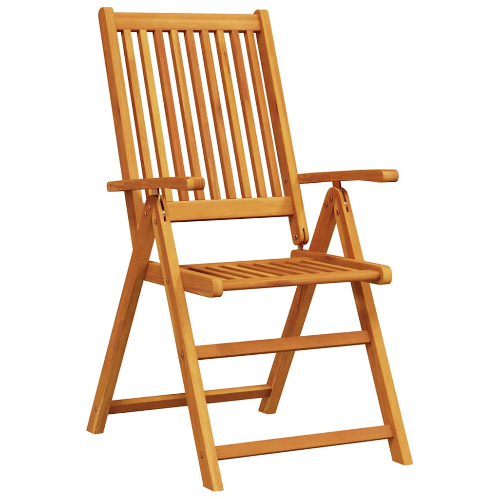 Garten Essgruppe Faltbar 7 pcs Braun Massivholz Akazie