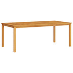 Garten Essgruppe Faltbar 7 pcs Braun Massivholz Akazie