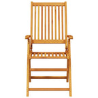 Garten Essgruppe Faltbar 7 pcs Braun Massivholz Akazie