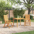 Garten Essgruppe 3 pcs Braun Massivholz Akazie